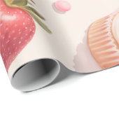 チョコレートパターン包装紙 ラッピングペーパー (ロールコーナー)