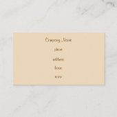 チョコレートパターン名刺 名刺 (裏面)