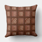チョコレートパターン クッション (裏面)