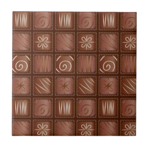 チョコレートパターン タイル