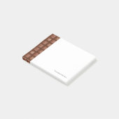 チョコレートパターン ポストイット (アングル)