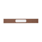 チョコレートパターン 招待状ベリーバンド (フラット)