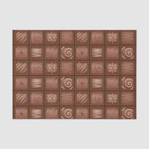 チョコレートパターン 薄葉紙
