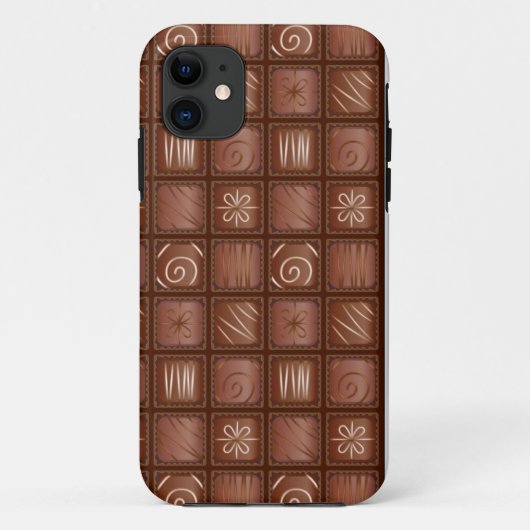 チョコレートパターン Case-Mate iPhoneケース (裏面)