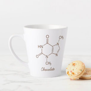 チョコレートパーソナライズされた分子 カフェラテマグ