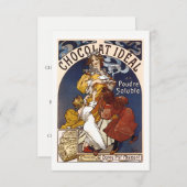 チョコレートパーティの招待状 招待状 (正面/裏面)