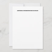 チョコレートパーティー アイスクリーム パンケーキ トッピング 子供 招待状 (裏面)