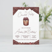 チョコレートパーティー、チョコレート誕生日パーティーによる死 招待状 (スタンド正面)
