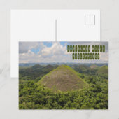 チョコレートヒルズインボホール ポストカード (正面/裏面)