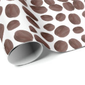 チョコレートビスケットパターン ラッピングペーパー (ロールコーナー)