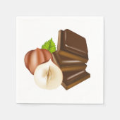 チョコレートピース紙ナプキンス スタンダードカクテルナプキン (正面)