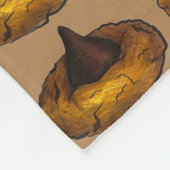 チョコレートピーナッツバターブロッサムクッキーベーカリー食品 フリースブランケット (角)