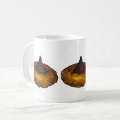 チョコレートピーナッツバターブロッサムベーカリークッキーフード コーヒーマグカップ (正面左)