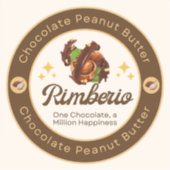 チョコレートピーナッツリンベリオ シール (正面)