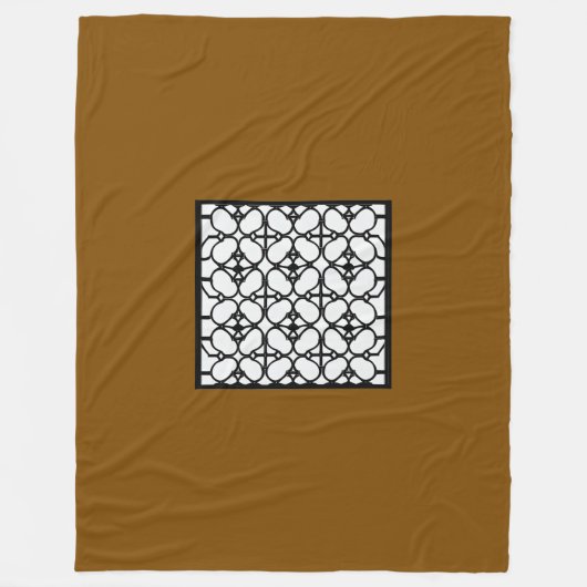 チョコレートファッション（大） フリースブランケット (正面)