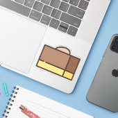 チョコレートファッジ シール (ノートパソコンとiPhone)