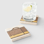 チョコレートファッジ ストーンコースター (横)