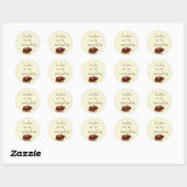 チョコレートフィックス ラウンドシール (シート)