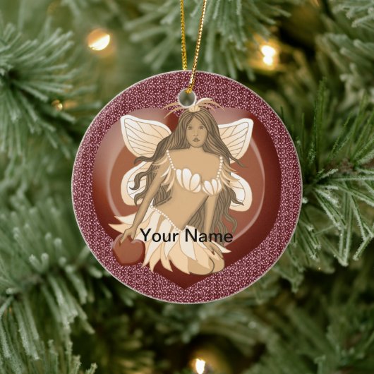 チョコレートフェアリーカスタムオーナメント セラミックオーナメント (ツリー)