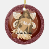 チョコレートフェアリーカスタムオーナメント セラミックオーナメント (正面)