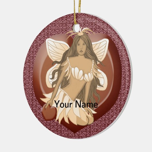 チョコレートフェアリーカスタムオーナメント セラミックオーナメント (左)