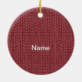 チョコレートフェアリーカスタムオーナメント セラミックオーナメント (裏面)