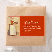 チョコレートフォンデディナーパーティー ラベル (インサイチュ)