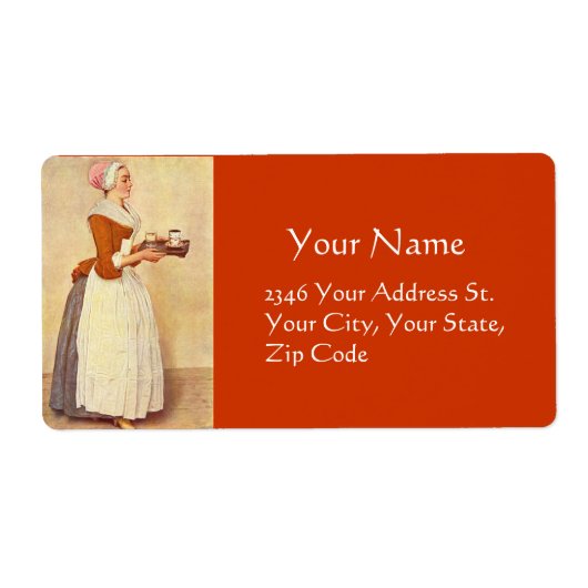 チョコレートフォンデディナーパーティー ラベル (正面)