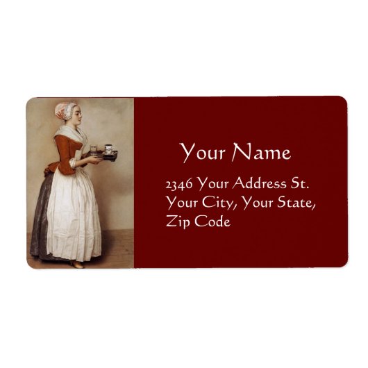 チョコレートフォンデディナーパーティー ラベル (正面)