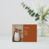 チョコレートフォンデディナーパーティー 名刺 (スタンド正面)