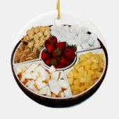 チョコレートフォンデュ向けスイーツ セラミックオーナメント (裏面)