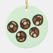 チョコレートフランスのチョコレティエチョコホリック セラミックオーナメント (正面)