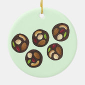 チョコレートフランスのチョコレティエチョコホリック セラミックオーナメント (裏面)