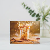 チョコレートフレークとコーヒースプラッシュ シーズンポストカード (スタンド正面)