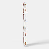 チョコレートフレーバーパターン(の模様が)あるスイーツfor choc love Case-Mate iPhoneケース (裏面 / 左)