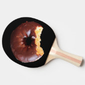チョコレートフロステイエローケーキドーナツ片面プリント 卓球ラケット (横)