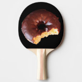 チョコレートフロステイエローケーキドーナツ片面プリント 卓球ラケット (正面)