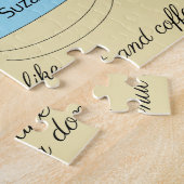 チョコレートフロストドーナツ&コーヒーマグ踊り: ジグソーパズル (側面)