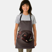 チョコレートブラウニーイラストレーション エプロン (インサイチュ)