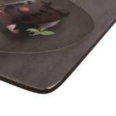 チョコレートブラウニーイラストレーション カッティングボード (角)