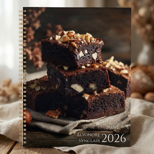 チョコレートブラウニーデザート 2026 プランナー手帳