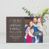 チョコレートブラウンで最も素晴らしい時間の写真 シーズンカード (スタンド正面)