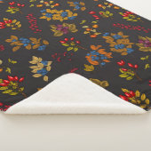 チョコレートブラウンの秋の果実2 シェルパブランケット (3/4)