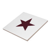 チョコレートブラウンスター タイル (側面)