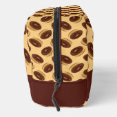 チョコレートブラウンドーナツのパターン ドップキット (右)