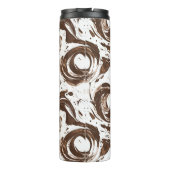 チョコレートブラウンホワイトキャンディースワーズ タンブラー (裏面)