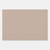 チョコレートブラウンモチャクリームヒョウグリッター ラッピングペーパーシート (正面2)