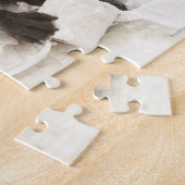 チョコレートブラウンラブラドール。 ジグソーパズル (側面)