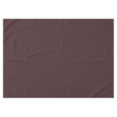 チョコレートブラウン無地のカラー テーブルクロス (正面(横))