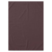 チョコレートブラウン無地のカラー テーブルクロス (正面)